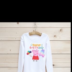 Birthday tshirts  peppa